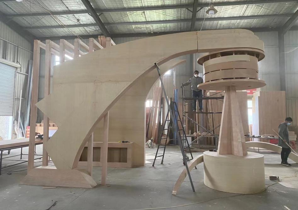 18平展臺(tái)工廠預(yù)搭建
